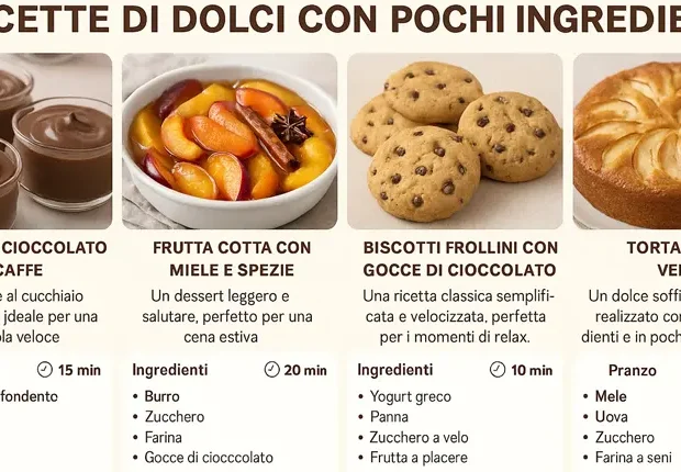 Dolci con Pochi Ingredienti